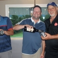 Dave Miller, Jeff Prutelle, Jamie Whattam, Dennis Williams and Elmer Bentley (PECCA Member)presented