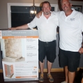 Mark Busscher present Randy Head a Schuter Shower Kit($500.00)
